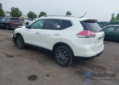 2016 Nissan Rogue Sl из США, поврежденный, VIN 5N1AT2MVXGC849554